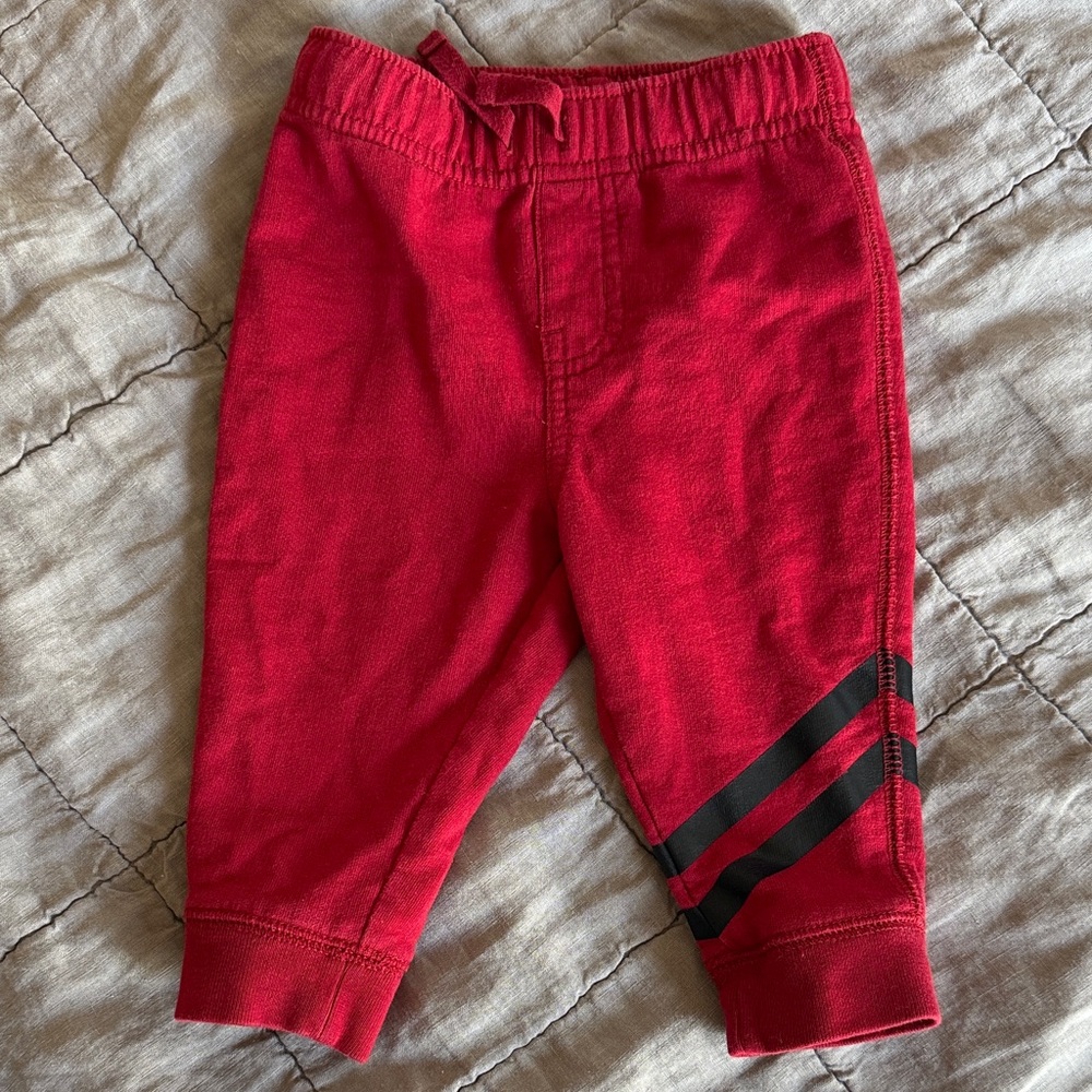Tea collection Red Baby Sweatpants 6-9 months